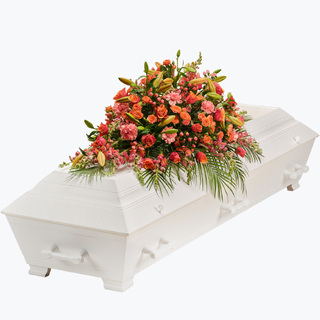 Kistepynt i gyldne farger (160 cm)